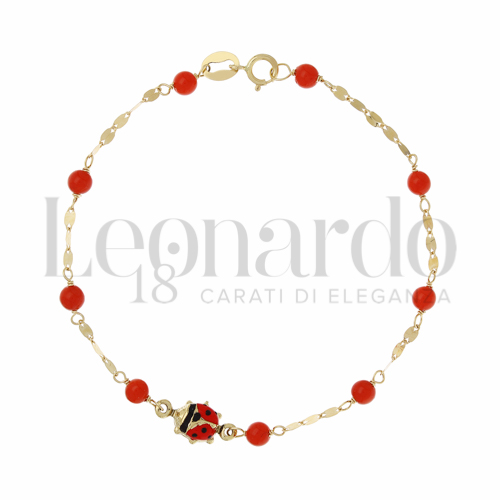 Finitura o soggetti Coccinella in Oro Giallo da 1,1gr.