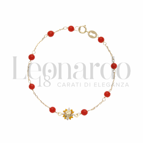 Finitura o soggetti Sole in Oro Giallo da 1,1gr.