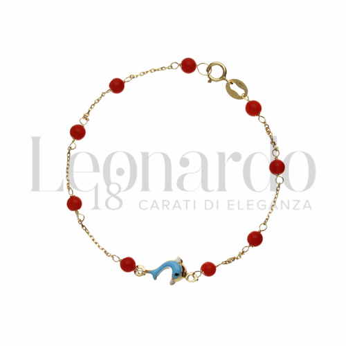 Finitura o soggetti Delfino in Oro Giallo da 1,1gr.