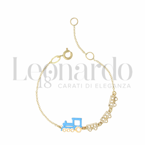 Finitura o soggetti Trenino in Oro Giallo da 1,3gr.