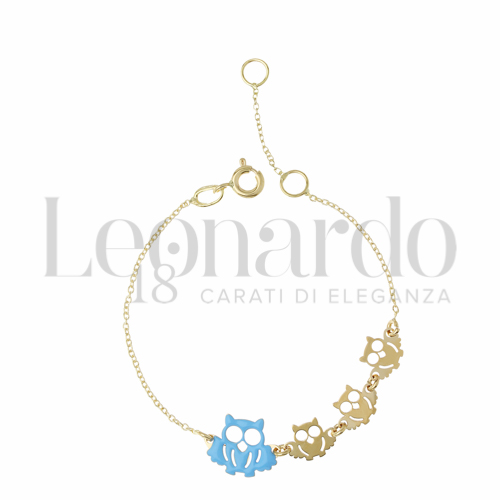 Finitura o soggetti Gufo in Oro Giallo da 1,4gr.