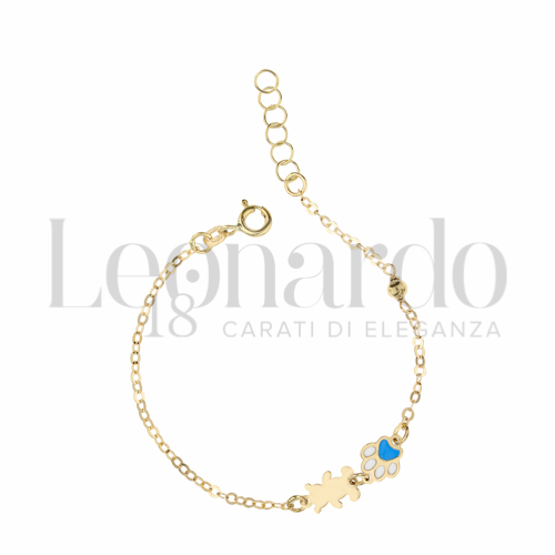 Finitura o soggetti Smaltato in Oro Giallo da 1,3gr.