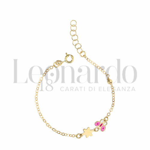 Finitura o soggetti Smaltato in Oro Giallo da 1,3gr.