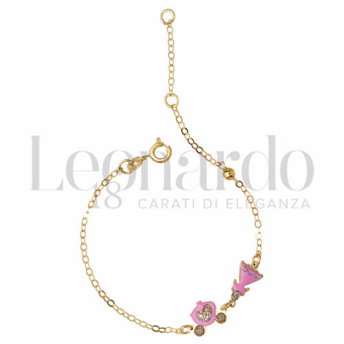 Finitura o soggetti Smaltato in Oro Giallo da 1,3gr.