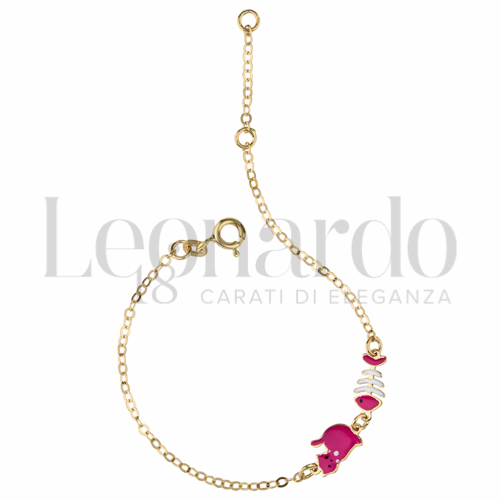 Finitura o soggetti Smaltato in Oro Giallo da 1,3gr.