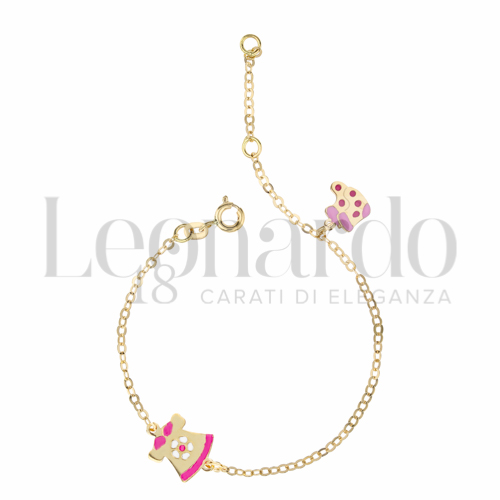 Finitura o soggetti Smaltato in Oro Giallo da 1,5gr.