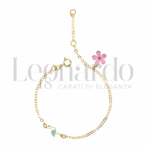Finitura o soggetti Smaltato in Oro Giallo da 1,3gr.