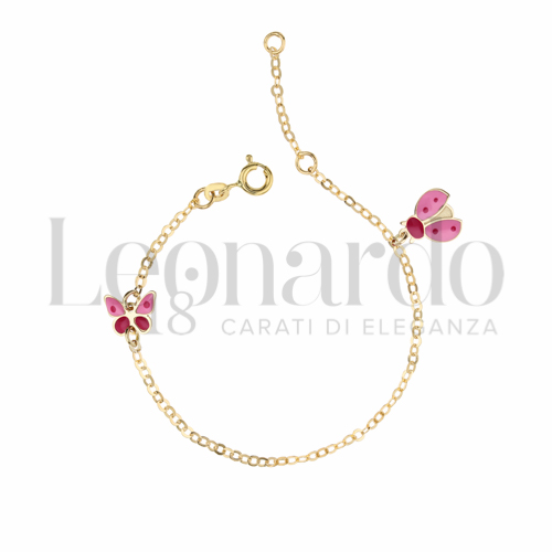 Finitura o soggetti Smaltato in Oro Giallo da 1,4gr.