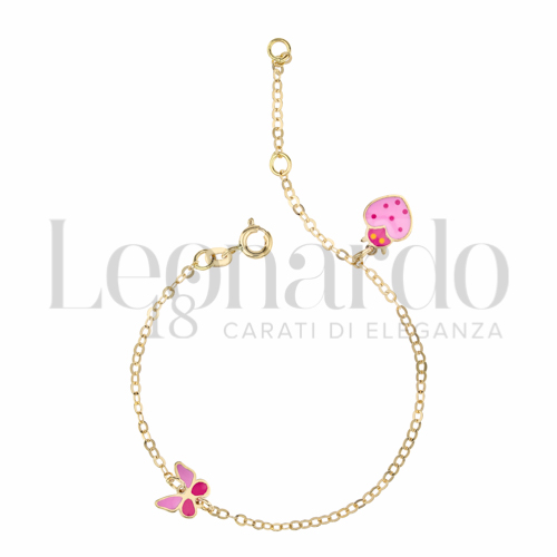 Finitura o soggetti Smaltato in Oro Giallo da 1,4gr.