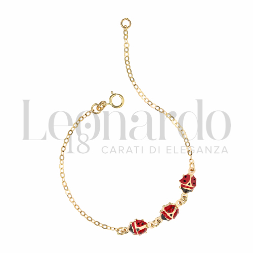 Finitura o soggetti Coccinella in Oro Giallo da 1,6gr.