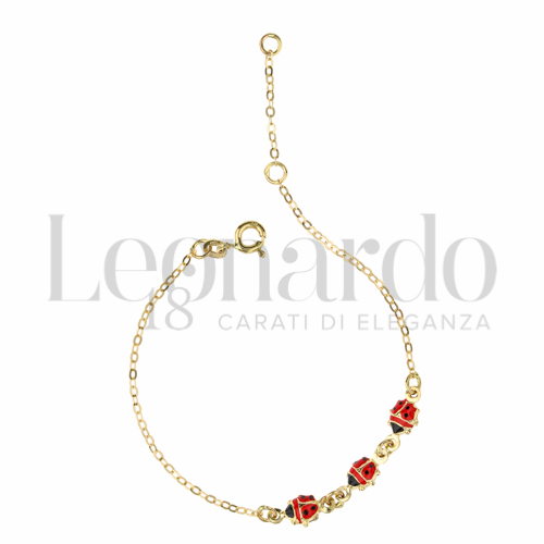 Finitura o soggetti Coccinella in Oro Giallo da 1,1gr.
