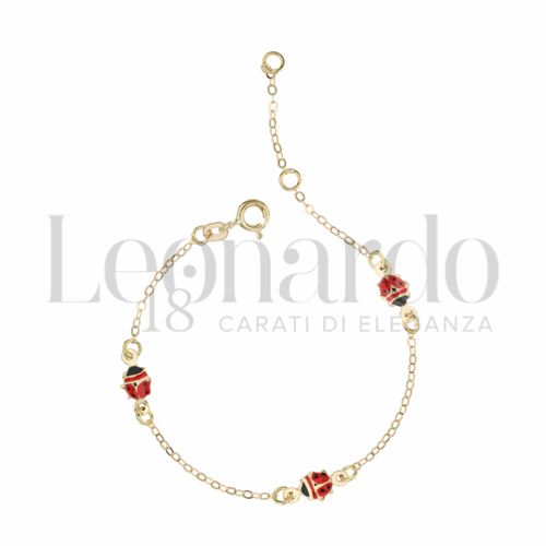 Finitura o soggetti Coccinella in Oro Giallo da 1,2gr.
