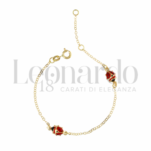 Finitura o soggetti Coccinella in Oro Giallo da 1,5gr.