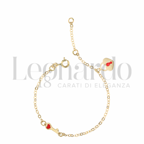 Finitura o soggetti Smaltato in Oro Giallo da 1,3gr.