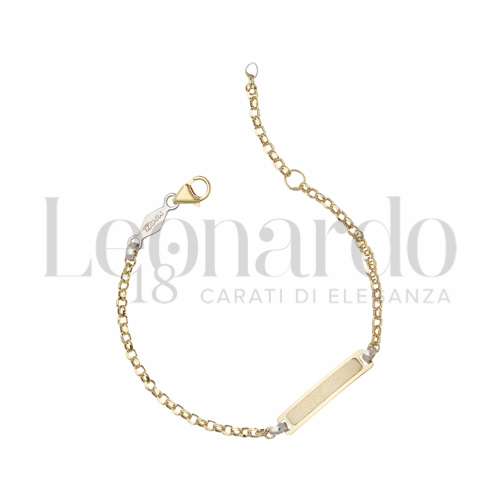 Finitura targa o elementi Satinata in Oro Giallo e Oro Bianco da 1,6gr.