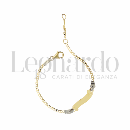 Finitura o elementi Lucida in Oro Giallo e Oro Bianco da 1,7gr.