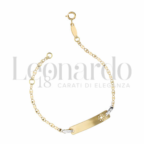 Finitura o elementi Sole in Oro Giallo e Oro Bianco da 1gr.