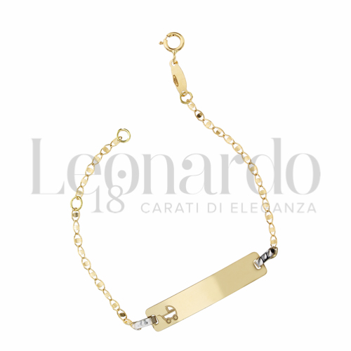 Finitura o elementi Culla in Oro Giallo e Oro Bianco da 1,2gr.
