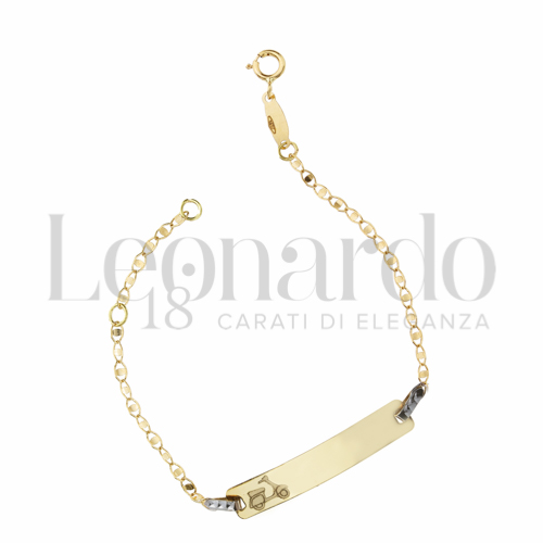 Finitura o elementi Moto in Oro Giallo e Oro Bianco da 1,2gr.