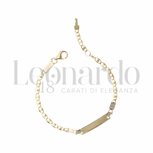 Finitura targa o elementi Satinata in Oro Giallo e Oro Bianco da 2,2gr.