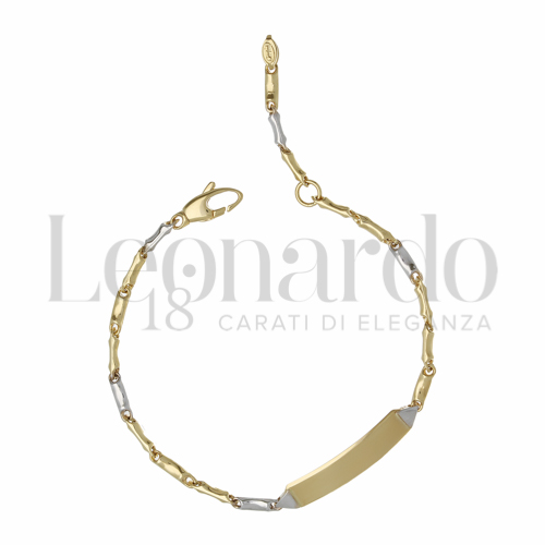 Finitura targa o elementi Lucida in Oro Giallo e Oro Bianco da 2,8gr.