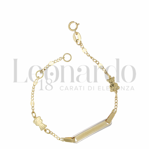 Finitura targa o elementi Satinata in Oro Giallo e Oro Bianco da 2,1gr.