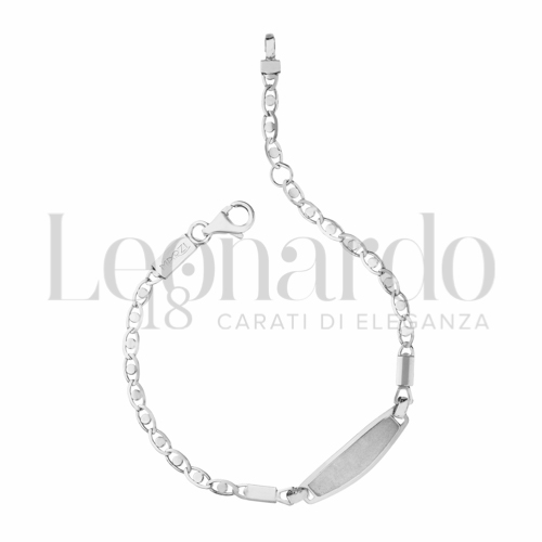 Finitura o elementi Satinata in Oro Bianco da 2,3gr.