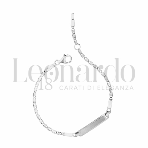 Finitura o elementi Satinata in Oro Bianco da 1,8gr.