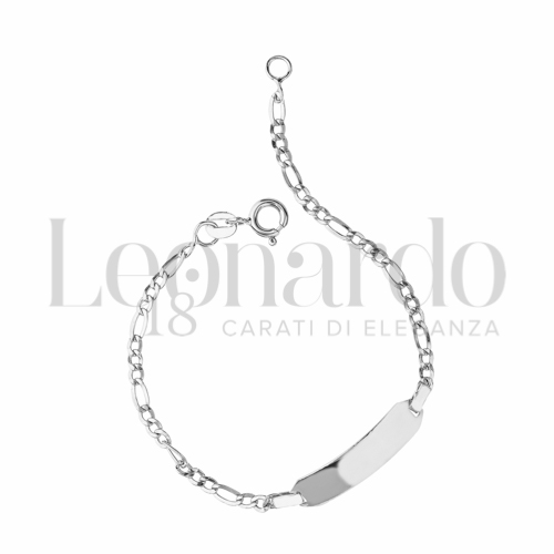 Finitura targa o elementi Lucida in Oro Bianco da 2gr.