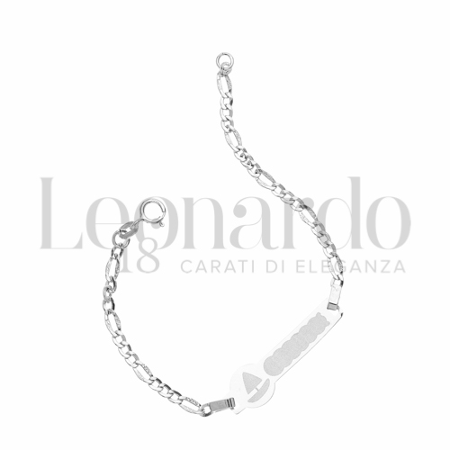 Finitura targa o elementi Barca a vela in Oro Bianco da 1,4gr.
