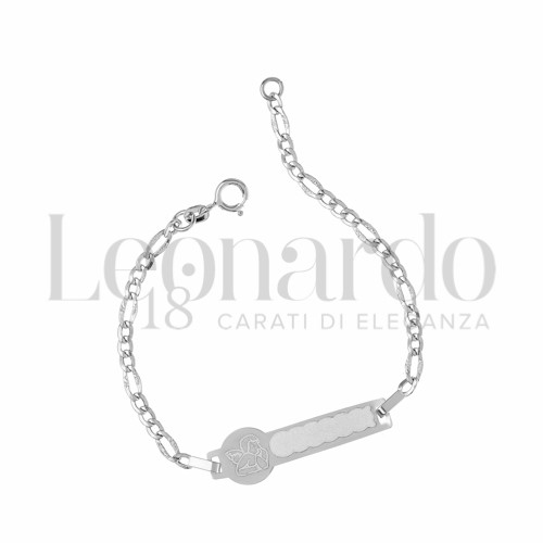 Finitura targa o elementi Angioletto in Oro Bianco da 1,6gr.