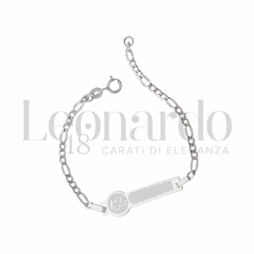 Finitura targa o elementi Aereo in Oro Bianco da 1,6gr.