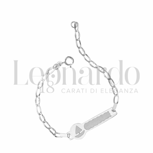 Finitura o elementi Barca a vela in Oro Bianco da 1,3gr.