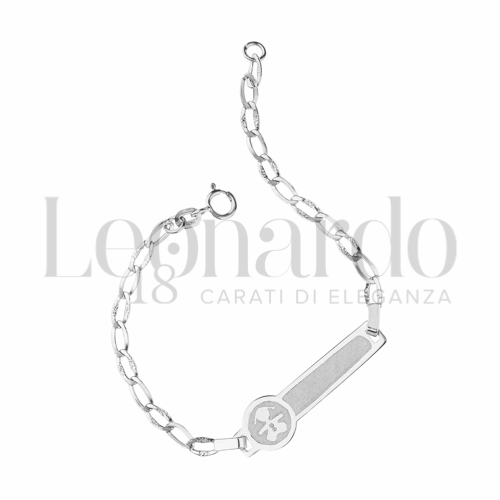 Finitura o elementi Femminuccia in Oro Bianco da 1,3gr.