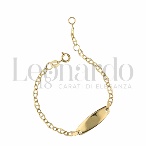 Finitura targa o elementi Lucida in Oro Giallo da 1,7gr.