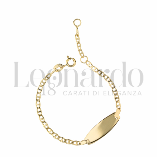 Finitura targa o elementi Lucida in Oro Giallo da 1,8gr.