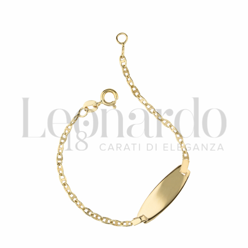 Finitura targa o elementi Lucida in Oro Giallo da 1,7gr.