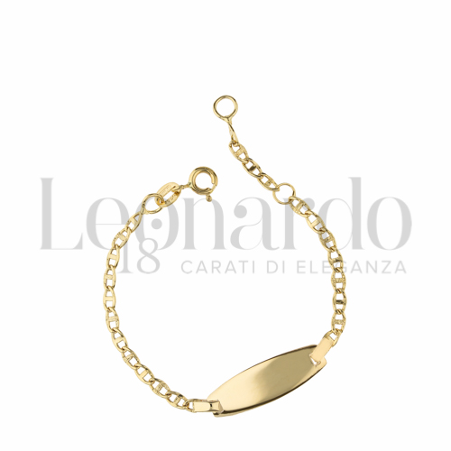 Finitura targa o elementi Lucida in Oro Giallo da 1,6gr.