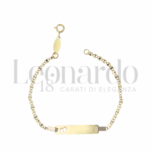 Finitura targa o elementi Piedini in Oro Giallo da 1,1gr.