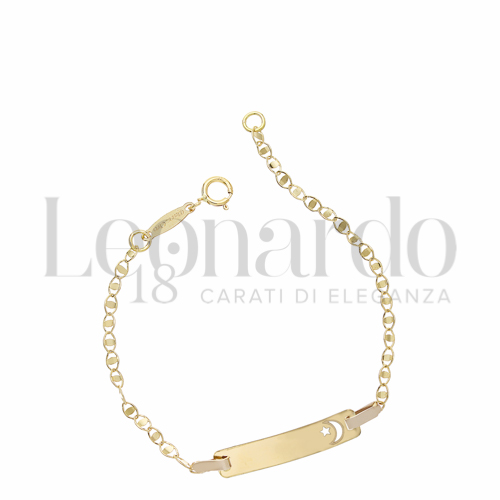 Finitura targa o elementi Luna in Oro Giallo da 1,1gr.