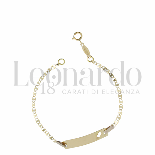 Finitura targa o elementi Biberon in Oro Giallo da 1,1gr.