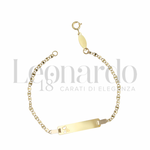 Finitura targa o elementi Cuore in Oro Giallo da 1,1gr.