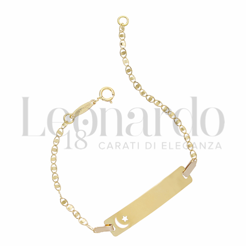 Finitura targa o elementi Luna in Oro Giallo da 1,2gr.