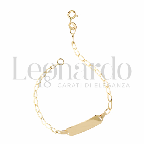 Finitura targa o elementi Lucida in Oro Giallo da 2,1gr.