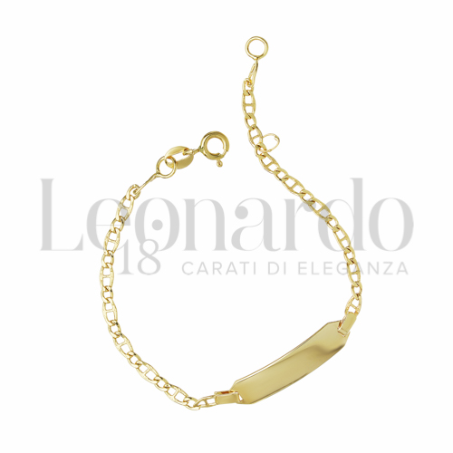 Finitura targa o elementi Lucida in Oro Giallo da 2,1gr.