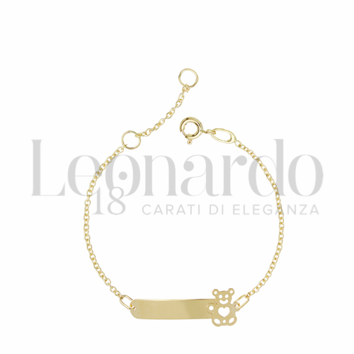 Finitura targa o elementi Orsacchiotto in Oro Giallo da 1,2gr.
