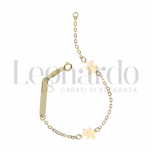 Finitura o elementi Orsacchiotto in Oro Giallo da 1gr.