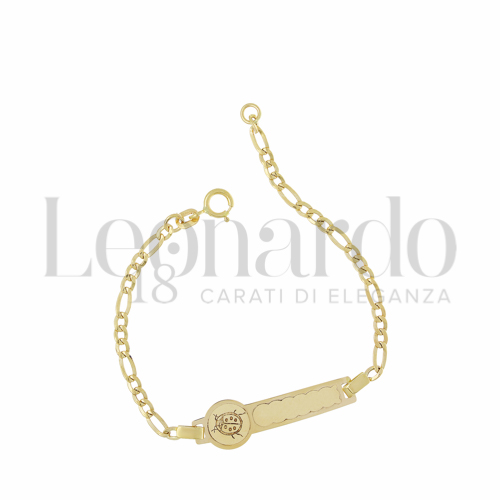 Finitura targa o elementi Coccinella in Oro Giallo da 1,4gr.