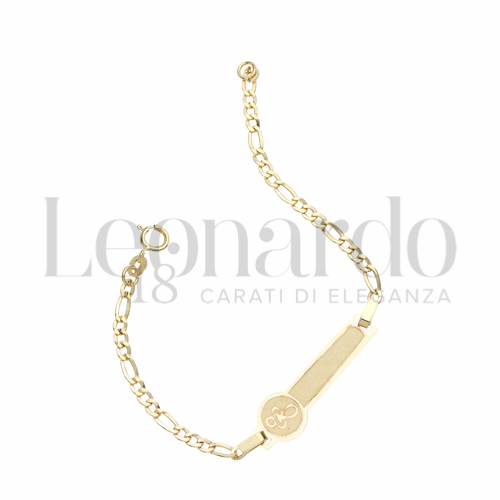 Finitura targa o elementi Ciuccio in Oro Giallo da 1,4gr.