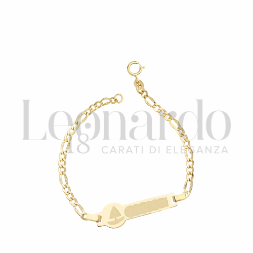 Finitura targa o elementi Barca a vela in Oro Giallo da 1,3gr.